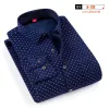 Invierno algodón hombre camisa térmica con fleece y engrosamiento 100% algodón color sólido negocios gorda chaqueta tidal details Picture